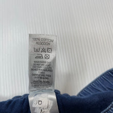 Load image into Gallery viewer, Boys St Bernard, lined cotton pants, elasticated, Inside leg: 22.5cm, GUC, size 0,  