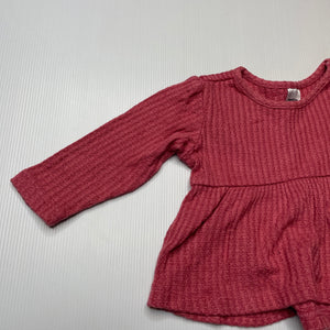 Girls Anko, stretchy lightweight long sleeve top, EUC, size 1,  