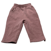 Load image into Gallery viewer, Girls Zara, fleece lined track pants, elasticated, EUC, size 0,  
