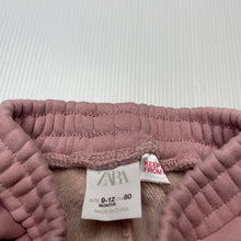 Load image into Gallery viewer, Girls Zara, fleece lined track pants, elasticated, EUC, size 0,  