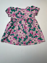 Load image into Gallery viewer, Girls Target, floral organic cotton dress, EUC, size 0, L: 39cm