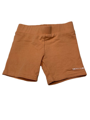 Girls SKYANDBLUE, orange bike shorts, elasticated, EUC, size 0,  