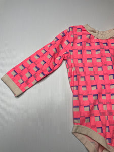 Girls Bonds, colourful long sleeve bodysuit / romper, EUC, size 1,  