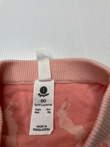 Girls Dymples, soft feel knitted cotton leggings / bottoms, EUC, size 00,  