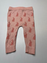 Load image into Gallery viewer, Girls Dymples, soft feel knitted cotton leggings / bottoms, EUC, size 00,  