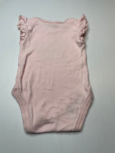 Load image into Gallery viewer, Girls Baby Berry, pink cotton bodysuit / romper, EUC, size 0,  