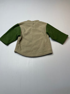 Boys Dymples, embroidered fleece sweater / jumper, EUC, size 00,  