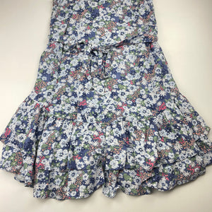 Girls Decjuba Kids, lined floral viscose summer dress, EUC, size 10, L: 71cm