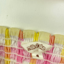 Load image into Gallery viewer, Girls Milkshake, cotton lined checked summer dress, EUC, size 8, L: 75cm