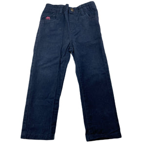 Boys Little Rebel, navy cotton chino pants, adjustable, Inside leg: 32.5cm, EUC, size 2,  