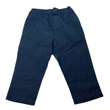 Load image into Gallery viewer, Boys Tilt, blue cotton pants, elasticated, Inside leg: 27.5cm, EUC, size 1,  