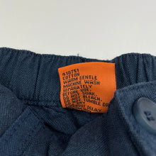 Load image into Gallery viewer, Boys Tilt, blue cotton pants, elasticated, Inside leg: 27.5cm, EUC, size 1,  