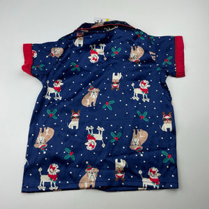 Girls Baby Berry, lightweight Christmas pyjama top, NEW, size 2,  