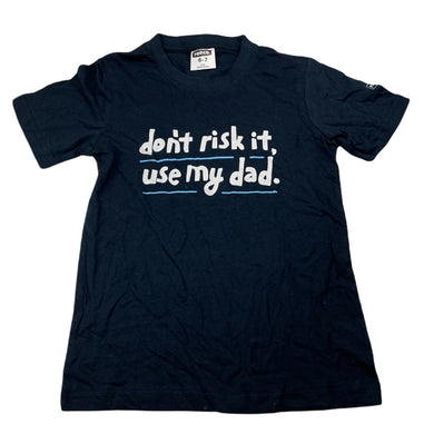 Boys Reece, navy cotton t-shirt / top, EUC, size 6-7,  