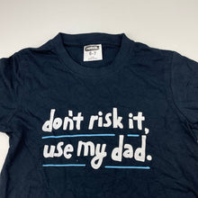 Load image into Gallery viewer, Boys Reece, navy cotton t-shirt / top, EUC, size 6-7,  