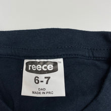 Load image into Gallery viewer, Boys Reece, navy cotton t-shirt / top, EUC, size 6-7,  