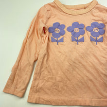 Load image into Gallery viewer, Girls Favourites, cotton long sleeve t-shirt / top, flowers, EUC, size 4,  