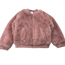 Load image into Gallery viewer, Girls Anko, lined soft feel faux fur jacket / coat, GUC, size 4,  