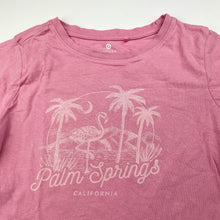 Load image into Gallery viewer, Girls Target, pink organic cotton t-shirt / top, GUC, size 8,  