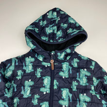 Load image into Gallery viewer, Boys Target, lightly quilted hooded jacket / coat, FUC, size 6,  