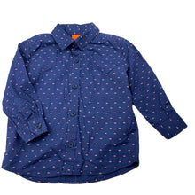 Load image into Gallery viewer, Boys Tilt, navy cotton long sleeve shirt, EUC, size 2,  