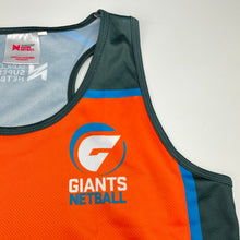 Load image into Gallery viewer, Girls SUNCORP SUPER NETBALL, Giants sports / activewear top, EUC, size 14,  