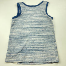 Load image into Gallery viewer, Boys Lee Cooper, blue marle singlet / tank top, GUC, size 4,  