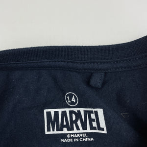 Boys Marvel, navy t-shirt / top, GUC, size 14,  