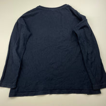 Load image into Gallery viewer, Girls Cotton On, navy cotton long sleeve top, sequins, FUC, size 7,  