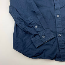 Load image into Gallery viewer, Boys Target, navy lightweight cotton long sleeve shirt, EUC, size 12,  