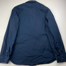 Load image into Gallery viewer, Boys Target, navy lightweight cotton long sleeve shirt, EUC, size 12,  