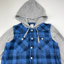 Load image into Gallery viewer, Boys Urban Supply, cotton long sleeve hooded shirt, GUC, size 8,  