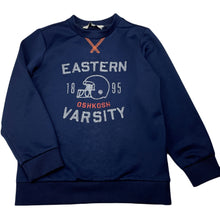 Load image into Gallery viewer, Boys Osh Kosh, navy long sleeve top / lightweight sweater, FUC, size 6,  