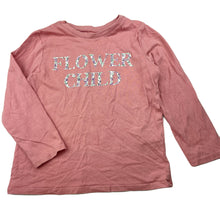 Load image into Gallery viewer, Girls Cotton On, pink cotton long sleeve t-shirt top, FUC, size 4,  