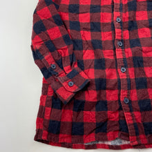 Load image into Gallery viewer, Boys Anko, checked flannel cotton long sleeve shirt, GUC, size 3,  