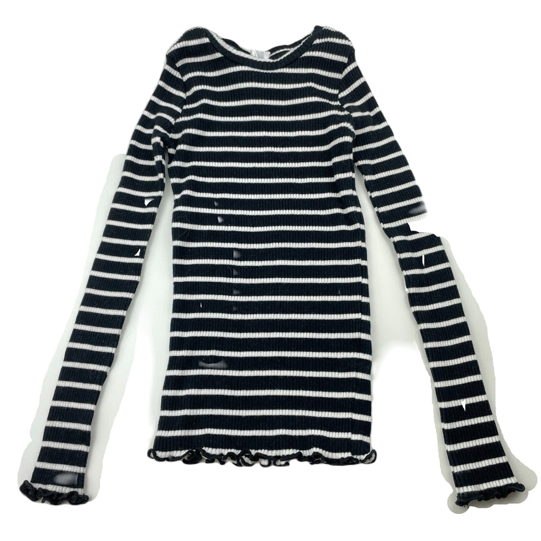 Girls Eve's Sister, slim fit ribbed stretchy long sleeve top, EUC, size 6,  