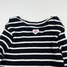 Load image into Gallery viewer, Girls Eve&#39;s Sister, slim fit ribbed stretchy long sleeve top, EUC, size 6,  