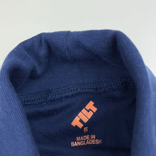 Load image into Gallery viewer, Boys Tilt, navy cotton roll neck top / skivvy, EUC, size 5,  