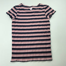 Load image into Gallery viewer, Girls Eve&#39;s Sister, slim fit ribbed t-shirt / top, GUC, size 7,  