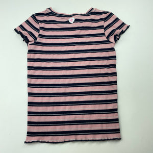 Girls Eve's Sister, slim fit ribbed t-shirt / top, GUC, size 7,  