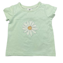 Load image into Gallery viewer, Girls Target, stretchy organic cotton t-shirt / top, FUC, size 0000,  