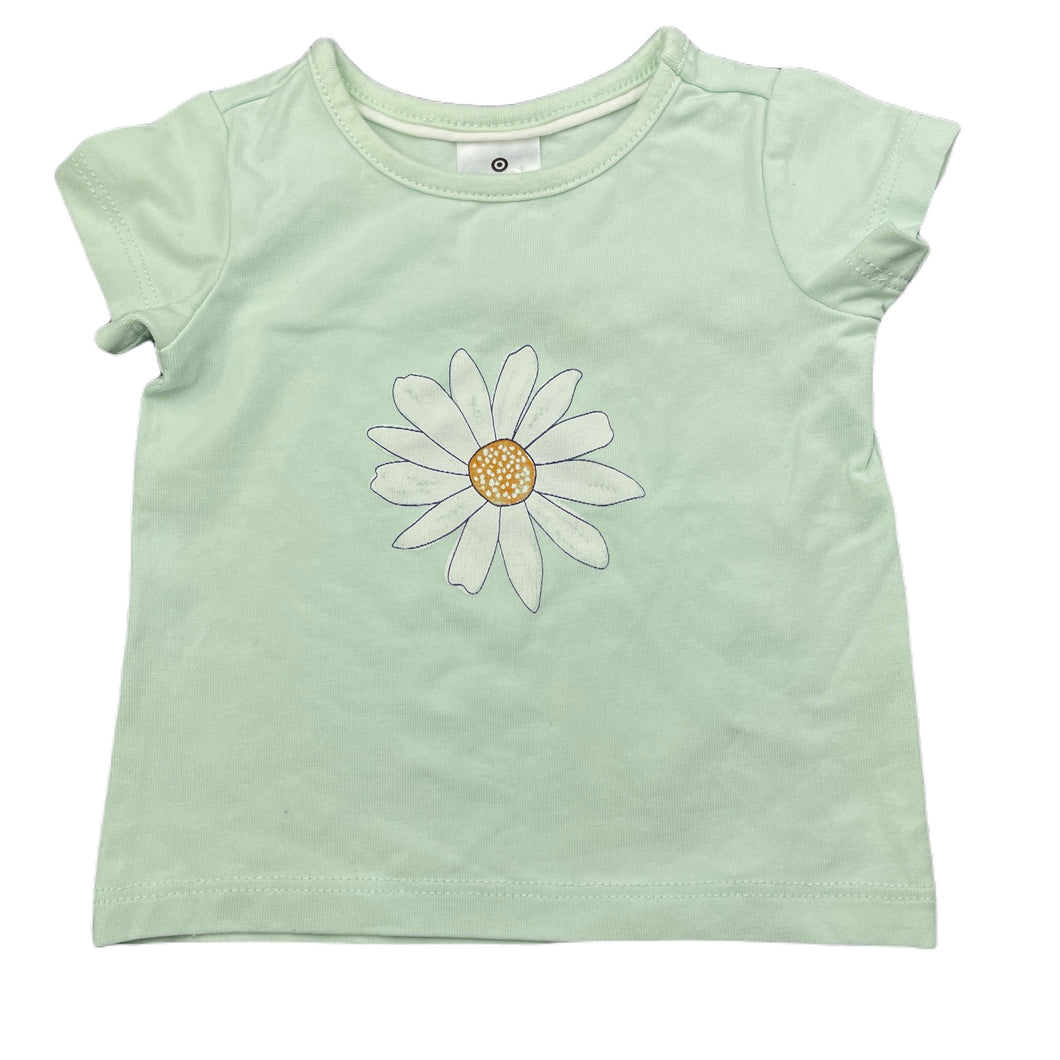 Girls Target, stretchy organic cotton t-shirt / top, FUC, size 0000,  