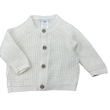 Load image into Gallery viewer, Girls Target, organic cotton knitted cardigan, EUC, size 000,  