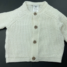 Load image into Gallery viewer, Girls Target, organic cotton knitted cardigan, EUC, size 000,  