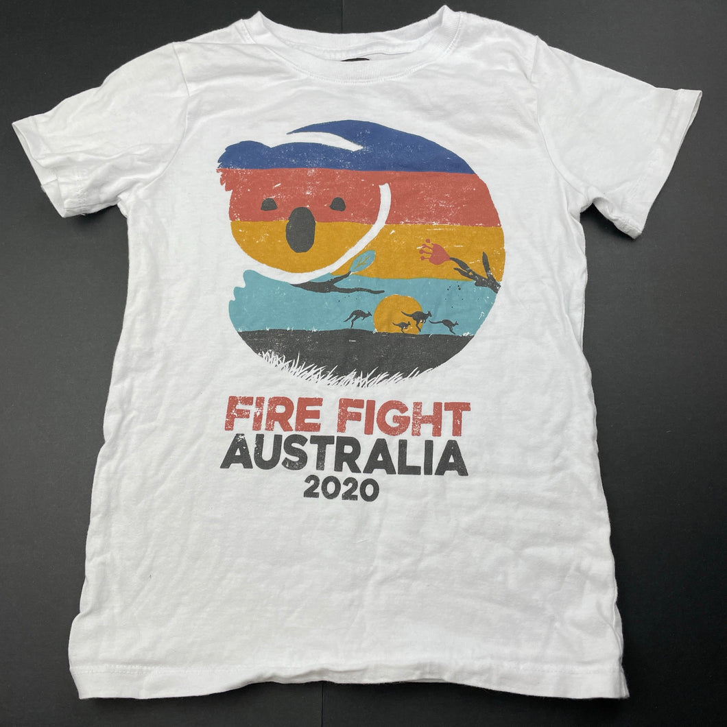 unisex Cotton On, Firefight Australia 2020 cotton t-shirt / top, FUC, size 5,  