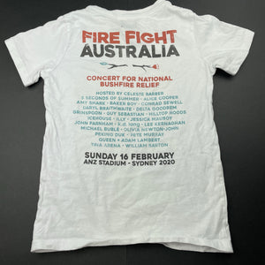 unisex Cotton On, Firefight Australia 2020 cotton t-shirt / top, FUC, size 5,  