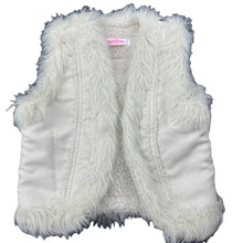 Load image into Gallery viewer, Girls Sweet Doll, fleece lined faux suede vest, no size, armpit to armpit: 28cm, GUC, size 3-4,  