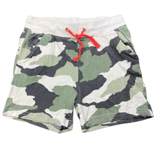 Load image into Gallery viewer, Boys Tilt, camo print lightweight cotton shorts, elasticated, GUC, size 6,  