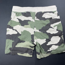 Load image into Gallery viewer, Boys Tilt, camo print lightweight cotton shorts, elasticated, GUC, size 6,  
