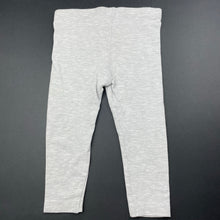 Load image into Gallery viewer, Girls Kids &amp; Co, grey marle leggings, elasticated, FUC, size 1,  